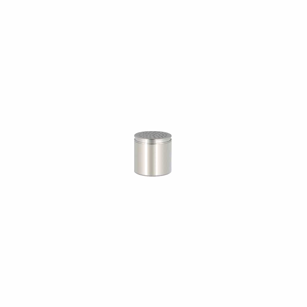 XMax V3 Pro Dosing Capsule Set: small stainless steel dosing capsule shaker with perforated lid, by XMax.